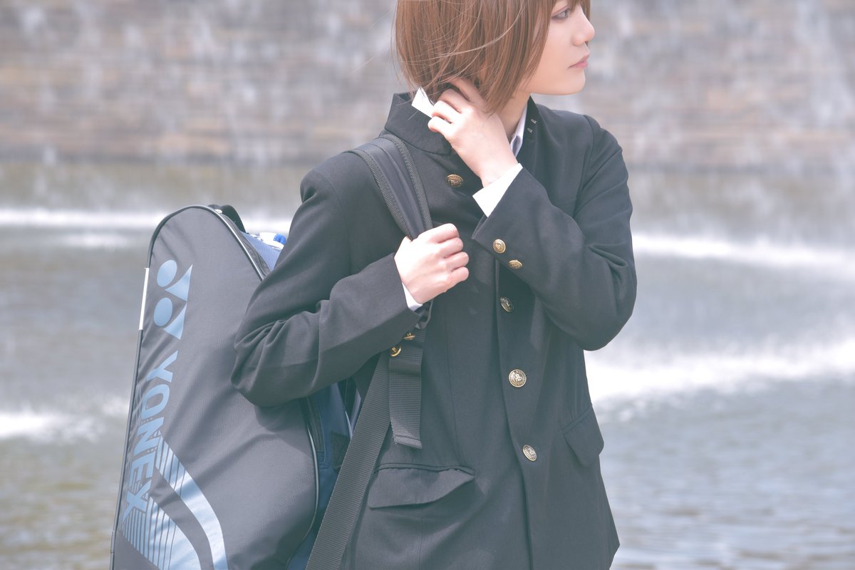 akr_0420's tweet photo. ⚠︎コスプレ

今年もいっぱい撮ったなあ〜ってカメラロール遡ってたらあまりにも恋！！！な不二先輩でてきた🥰こんなの見たら恋するよな不二先輩は🥰
ひすいさんの不二先輩いいよなあ〜☺️ https://t.co/C8pDksU0Dw