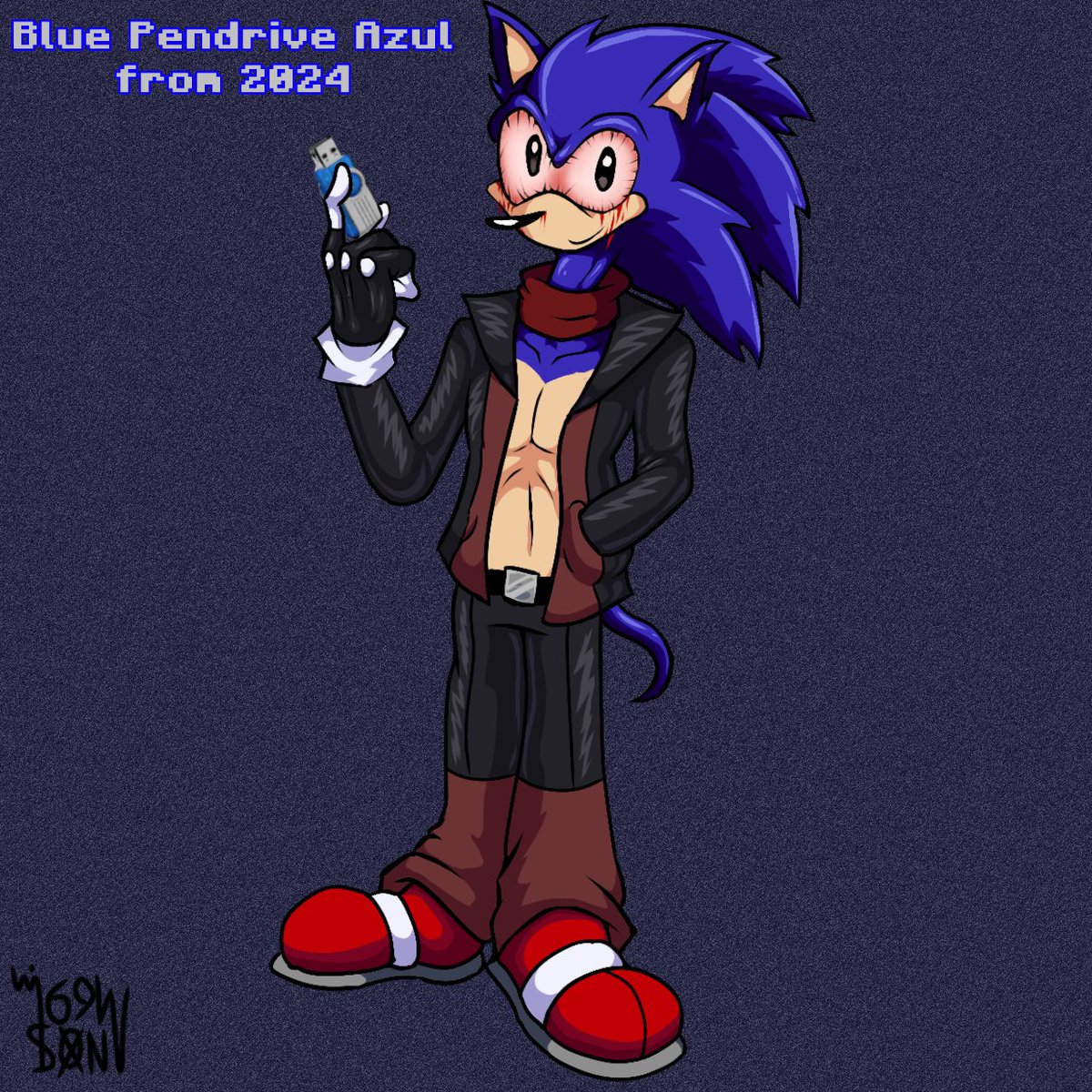 wilson69wendigo's tweet photo. okay Joke asides, here it is
The X-24's twin brother, "Blue Drive"
#RottingBrainsFrom2011 #BlueFlashDrive #pendrivesweep #bluependriveazul #creepypasta https://t.co/UE7ZqrZGVC