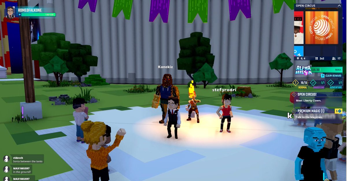 FalkoRoman's tweet photo. Watching Firebreather Sonia perform in Open Circus in @TheSandboxGame. Talk about playing with fire! 🔥🎪 https://t.co/36pjH8V83B #TheSandbox #AlphaSeason4 #AS4SocialChallenge https://t.co/toyyxQDUmu
