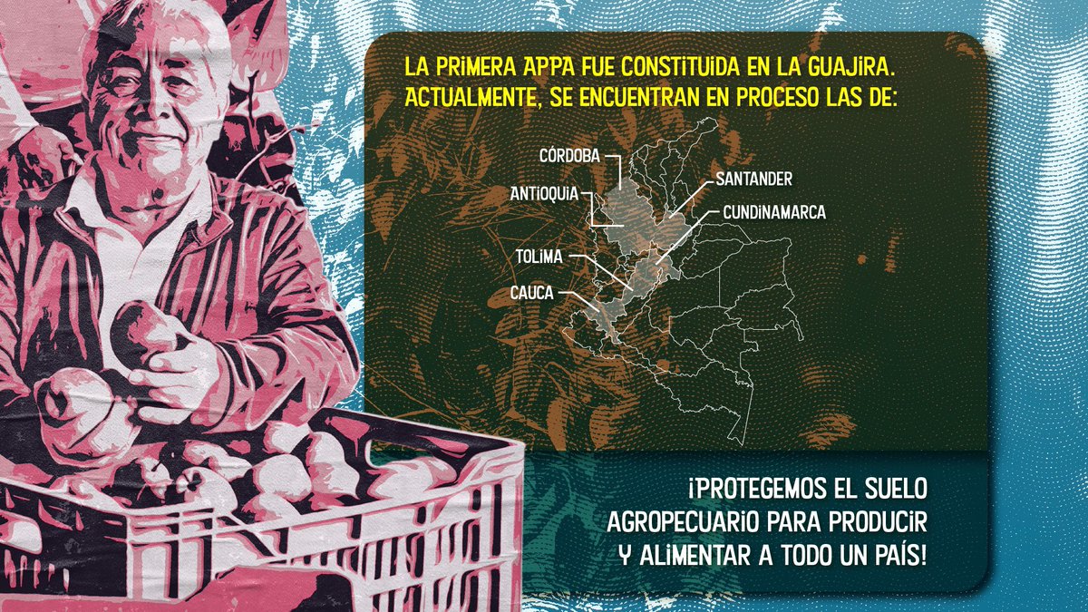 ¡En las APPA se siembra la #RevoluciónPorLaVida!💧Las Áreas de Protección para la Producción de Alimentos 🌱aseguran el suelo agropecuario para mantener el derecho humano a la alimentación en los departamentos donde son declaradas. 📄Esta figura, además, fortalece la agricultura