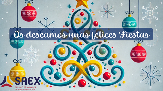 saex_uco's tweet photo. Desde @saex_uco os deseamos unas felices navidades‼️

🌲☃️ Seguimos avanzando en el #Conocimiento y #Cuidado de los animales, promoviendo su #Bienestar 

@Univcordoba @CordobaCiencia https://t.co/gep0diWBtk