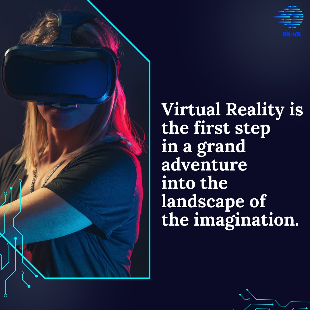 thebitvr's tweet photo. 🌌✨ Step into a new reality! Virtual Reality is more than just technology – it’s the gateway to limitless imagination. 🚀🌟

Explore the future, create immersive experiences, and let your imagination run wild with VR. 

#VirtualReality #StepIntoTheFuture #ImmersiveExperience https://t.co/47b9uX1Azw