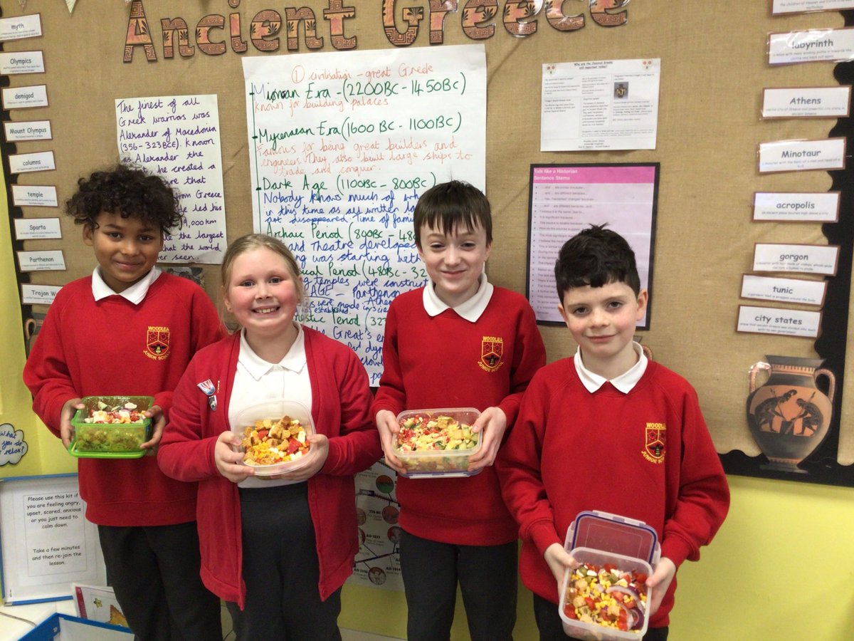 ClassRhinos's tweet photo. Making a Greek salad is simple yet delicious! This  morning  the Rhinos used fresh ingredients to allow each element to shine! 🇬🇷🥗 https://t.co/mDHPyowVIq