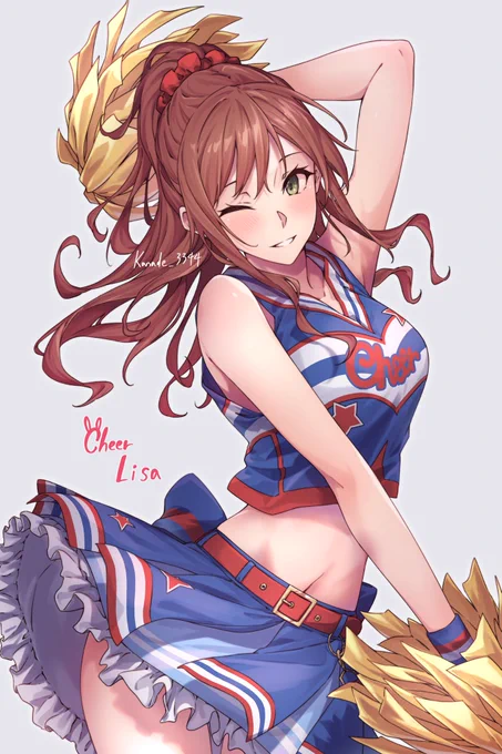 今年一番はチア衣装でしたというわけで再掲 