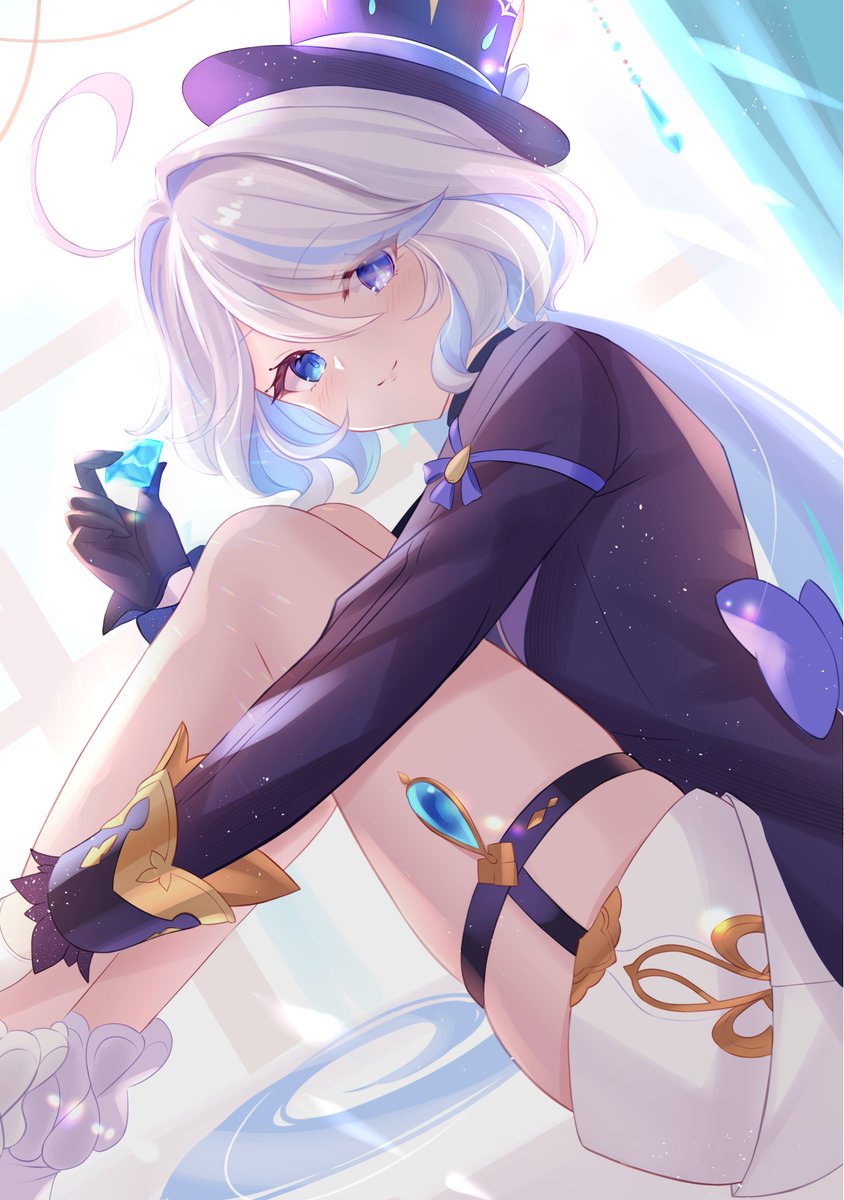 フリーナ×アクアマリン
#gnsn宝石図鑑
#GenshinImpact #Furina