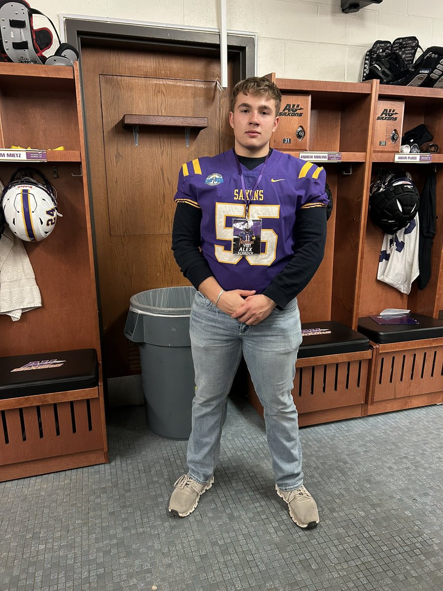 Alex Schrock (@schrockalex55) on Twitter photo Thank you to <a href="/Coach_Rankl/">Bob Rankl</a>, and <a href="/LB_CoachBona/">Brady Bonacquisti</a> for the great visit at <a href="/AUSaxons/">Alfred University Saxons</a>! It was awesome to meet the whole coaching staff and really get to see the whole campus! Thank you to <a href="/Coach_Rankl/">Bob Rankl</a>, and <a href="/LB_CoachBona/">Brady Bonacquisti</a> for the great visit at <a href="/AUSaxons/">Alfred University Saxons</a>! It was awesome to meet the whole coaching staff and really get to see the whole campus!