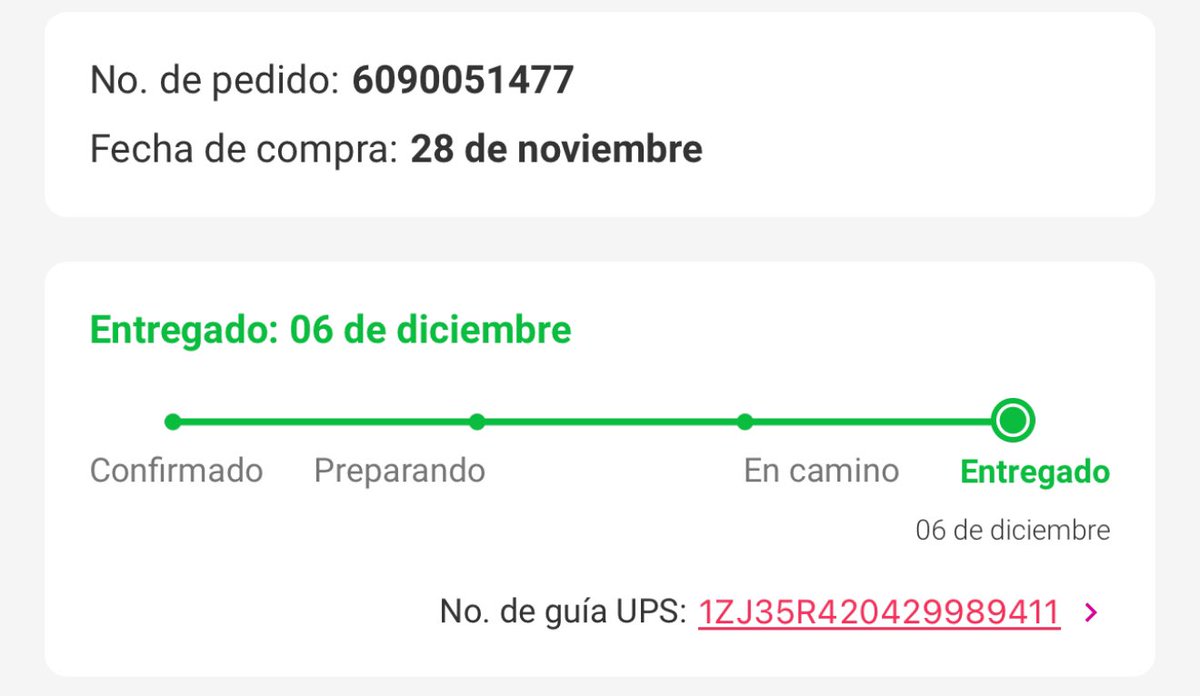 KarlaGaOl's tweet photo. @UPS sigo en espera de mi pedido de @liverpoolmexico Por favor resuélvanme! https://t.co/vPcdFL6b1n