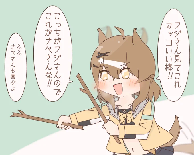 散歩に行くといつも何か拾ってくるポッケ 
