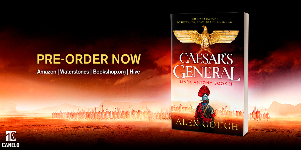 Canelo (@canelo_co) on Twitter photo Out in paperback in one month!📚 <a href="/Romanfiction/">Alex Gough Author</a>'s #CaesarsGeneral is the greatest story of Roman history retold from Mark Antony’s perspective ⚔️ Perfect for fans of Conn Iggulden and Ben Kane.
Available to pre-order here👉 geni.us/CaesarsGeneral…
#HistoricalFiction Out in paperback in one month!📚 <a href="/Romanfiction/">Alex Gough Author</a>'s #CaesarsGeneral is the greatest story of Roman history retold from Mark Antony’s perspective ⚔️ Perfect for fans of Conn Iggulden and Ben Kane.
Available to pre-order here👉 geni.us/CaesarsGeneral…
#HistoricalFiction