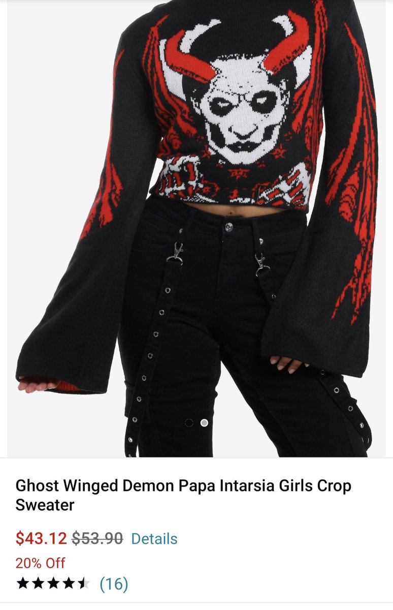 xSoneax's tweet photo. @HotTopic @thebandGHOST please either restock this in the 3x or better yet just add it in plus sizes. PLEASE https://t.co/hUgcKvuM4h