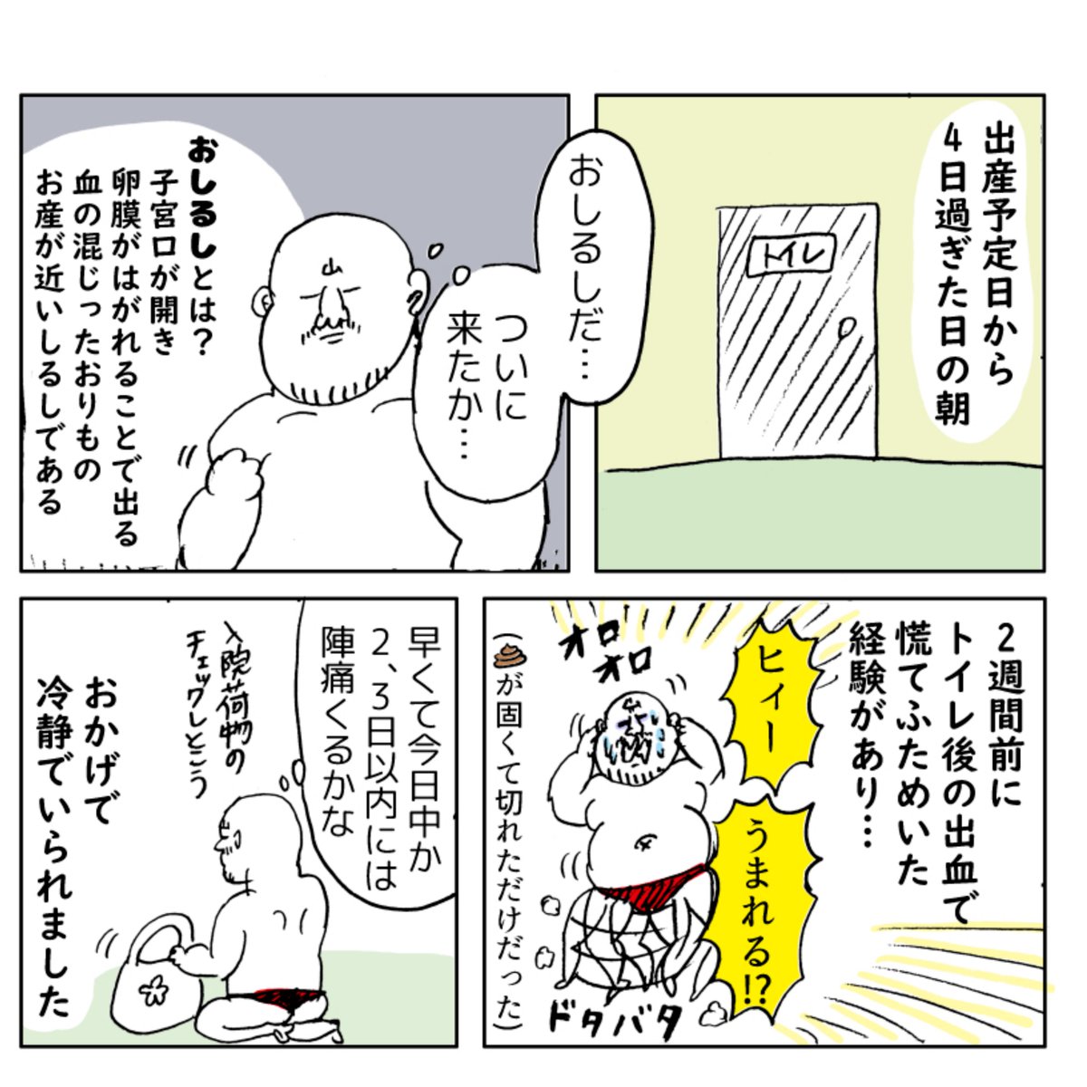 すごい事になりそうだ!第一子出産レポ(1/10) 