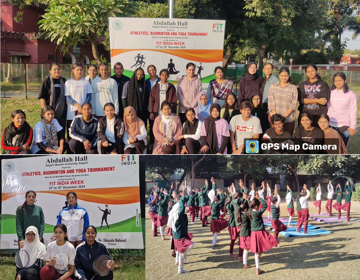 AMUofficialPRO's tweet photo. #AMU Fit India week celebrated
#เคซเคฟเคเคเคเคกเคฟเคฏเคพ เคธเคชเฅเคคเคพเคน เคฎเคจเคพเคฏเคพ เคเคฏเคพ #fitindia #fitness #fitindiaweek
๐https://t.co/vQV3NYr44c
@PIB_Edu @IndiaSports @FitIndiaOff @dpradhanbjp @narendramodi @EduMinOfIndia @ugc_india @ANI @PTI_News @mygovindia @Sports
๐Moments https://t.co/38WPDCEuPn