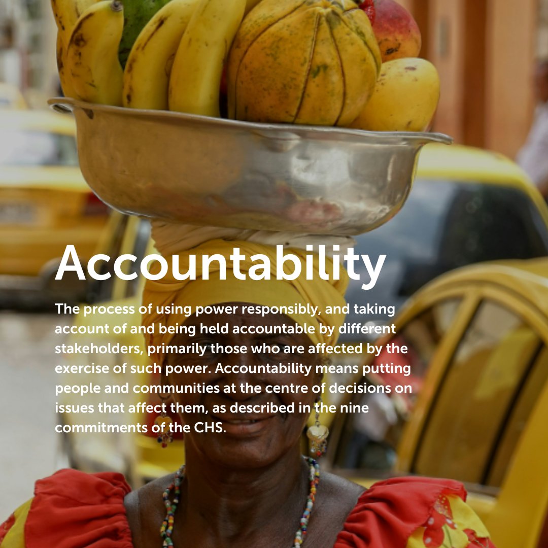 To effectively implement the #CHS, organisations must cultivate a culture of quality and #Accountability. This means prioritising people and communities in all decisions and actions. #humanitarian #development #QualityAssurance