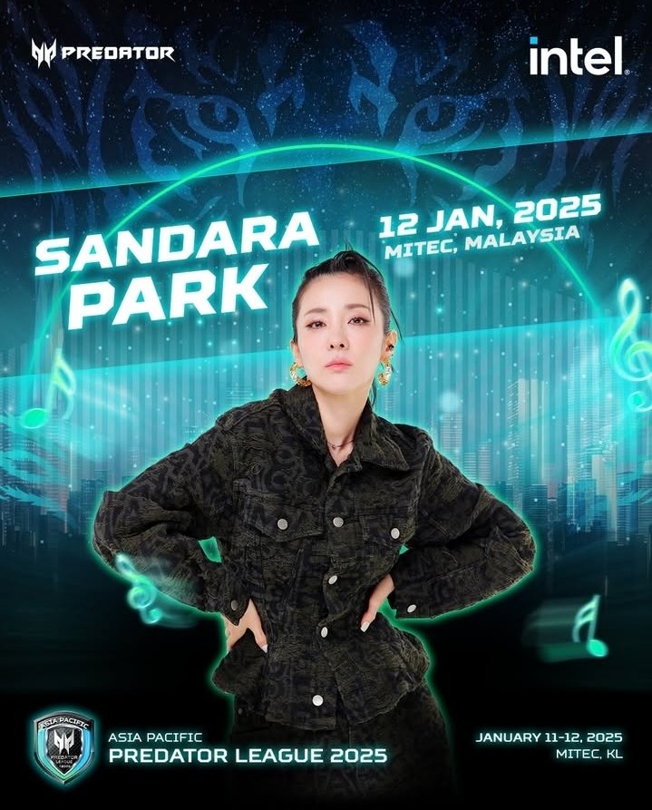 mymyulistia's tweet photo. Sandara and Minzy will be come to the APAC Predator League 2025 in MITEC, KL on Jan. 11 ( @mingkki21 ) 12 (@krungy21 ) 2025.. see you soon !!! #predatorgamingmy #sandarapark #dara #minzy #2NE1 https://t.co/AkqItHzFYs