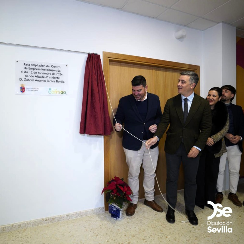 DIPUSEVI's tweet photo. 🟢 El Viso del Alcor estrena la ampliación de su Centro de Empresas
▶️ Un espacio de 700 metros cuadrados habilitados para generar nuevos espacios formativos y de coworking
📈 La inversión, a través del #PlanContigo, asciende a cerca de 400.000 euros