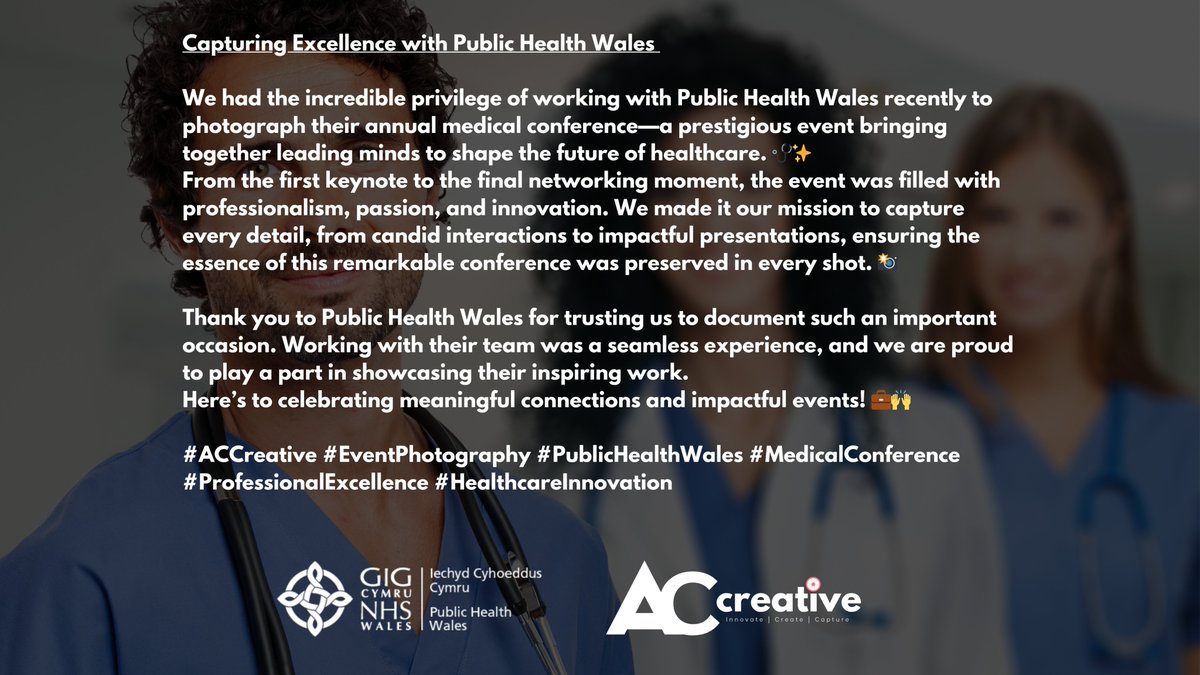 AC Creative | Innovate | Create | Capture (@iamaccreative) on Twitter photo This is why we love the job we do.. #publichealthwales #corporatephotographer #northwalesbusiness This is why we love the job we do.. #publichealthwales #corporatephotographer #northwalesbusiness