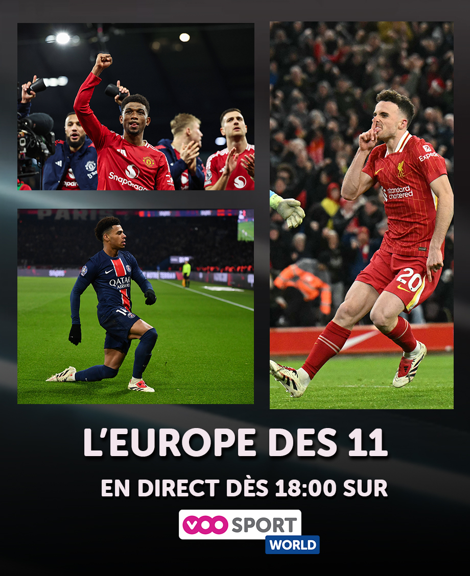 VOOsport (@voosport) on Twitter photo #EUROPEDES11 ⚽ | C'est lundi, c'est votre récap foot du week-end 😎
Avec au programme du tour d'Europe ⤵️
🔷 United terrasse City
🔷 Liverpool au mental
🔷 Le PSG en démonstration
🎙️ <a href="/ChrisSchred/">Christine Schréder</a>
En direct dès 18:00 sur #VOOSPORTWORLD 📺 #EUROPEDES11 ⚽ | C'est lundi, c'est votre récap foot du week-end 😎
Avec au programme du tour d'Europe ⤵️
🔷 United terrasse City
🔷 Liverpool au mental
🔷 Le PSG en démonstration
🎙️ <a href="/ChrisSchred/">Christine Schréder</a>
En direct dès 18:00 sur #VOOSPORTWORLD 📺