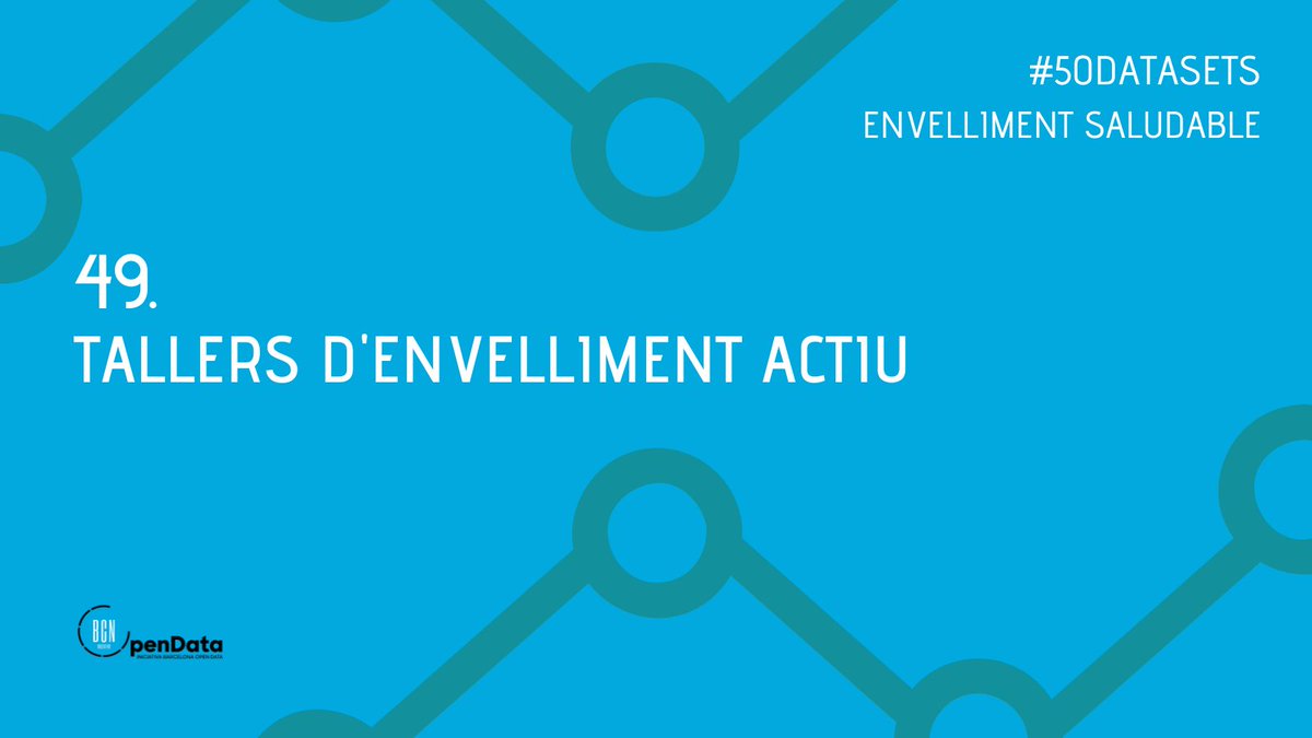 iopendatabcn's tweet image. 49/50 📊 Dataset #49 del rànquing #50Datasets: Oferta de tallers d’envelliment actiu en diferents ajuntaments. Planifica i optimitza l’accés a aquests programes.
🔗 bit.ly/Rkng2024
#datasocial #dataxsocial
