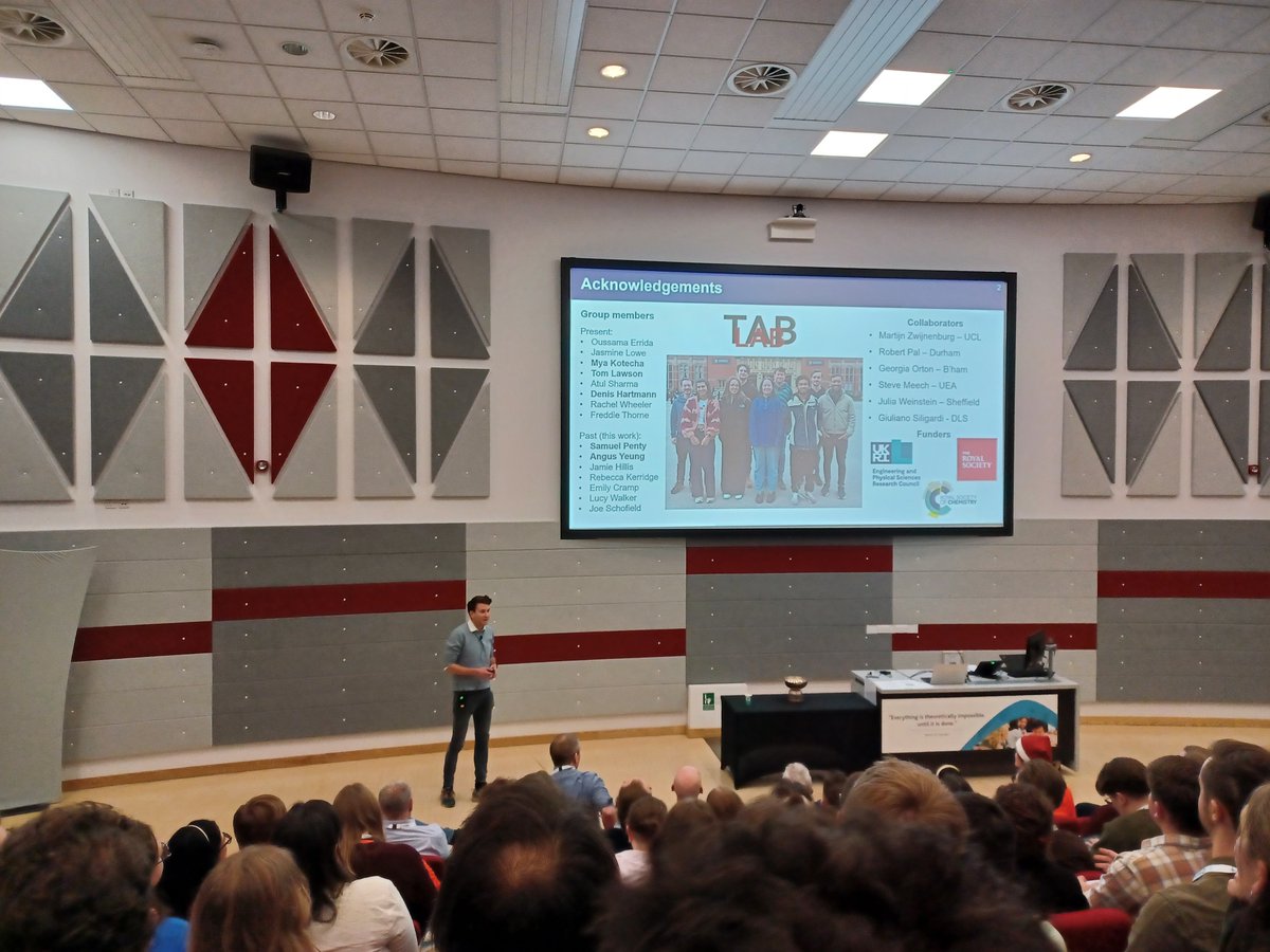 Jamie Lewis (@lewischemistry) on Twitter photo <a href="/TABarendt/">Timothy A. Barendt</a> giving a great talk at #masc2024 showing some of the awesome work from his group on PDI macrocycles <a href="/UoBChemistry/">UoBChemistry</a> <a href="/TABarendt/">Timothy A. Barendt</a> giving a great talk at #masc2024 showing some of the awesome work from his group on PDI macrocycles <a href="/UoBChemistry/">UoBChemistry</a>