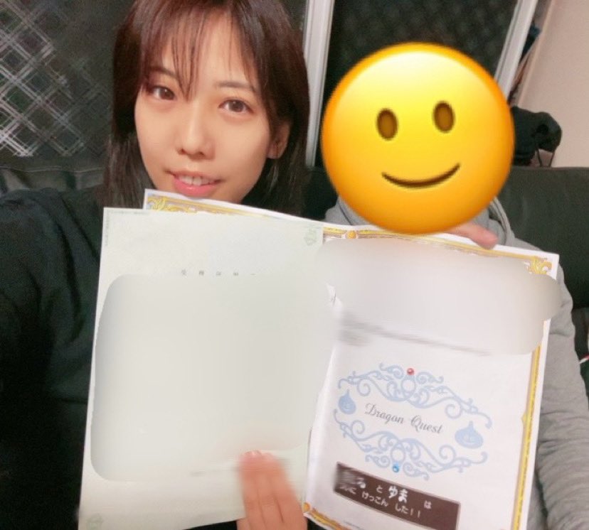 yumaeba's tweet photo. わたくしごとでございますが、
ぬるっと今日結婚しました🤞🤞🤞 https://t.co/jF4X4Clf7b
