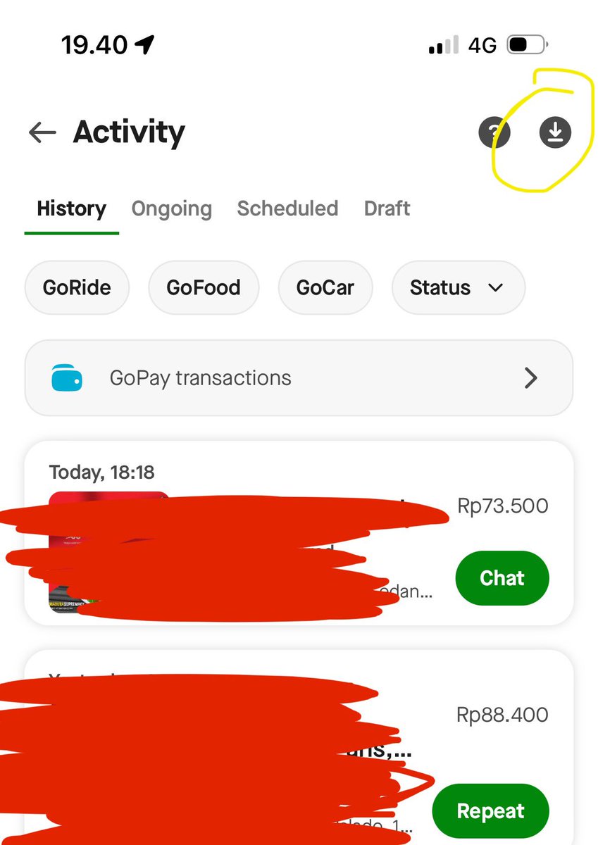 rayhanprayoga_'s tweet photo. Rekap pemakaian gojek 1 tahun ini!
Gimana pemakaian kalian?

Cek juga punya kalian
Caranya ke profile > see ongoing&amp;history > tekan tombol download > setting aja setahun penuh!

#gojekwrapped2024 #gojek @gojekindonesia https://t.co/meAQIOSY1Z