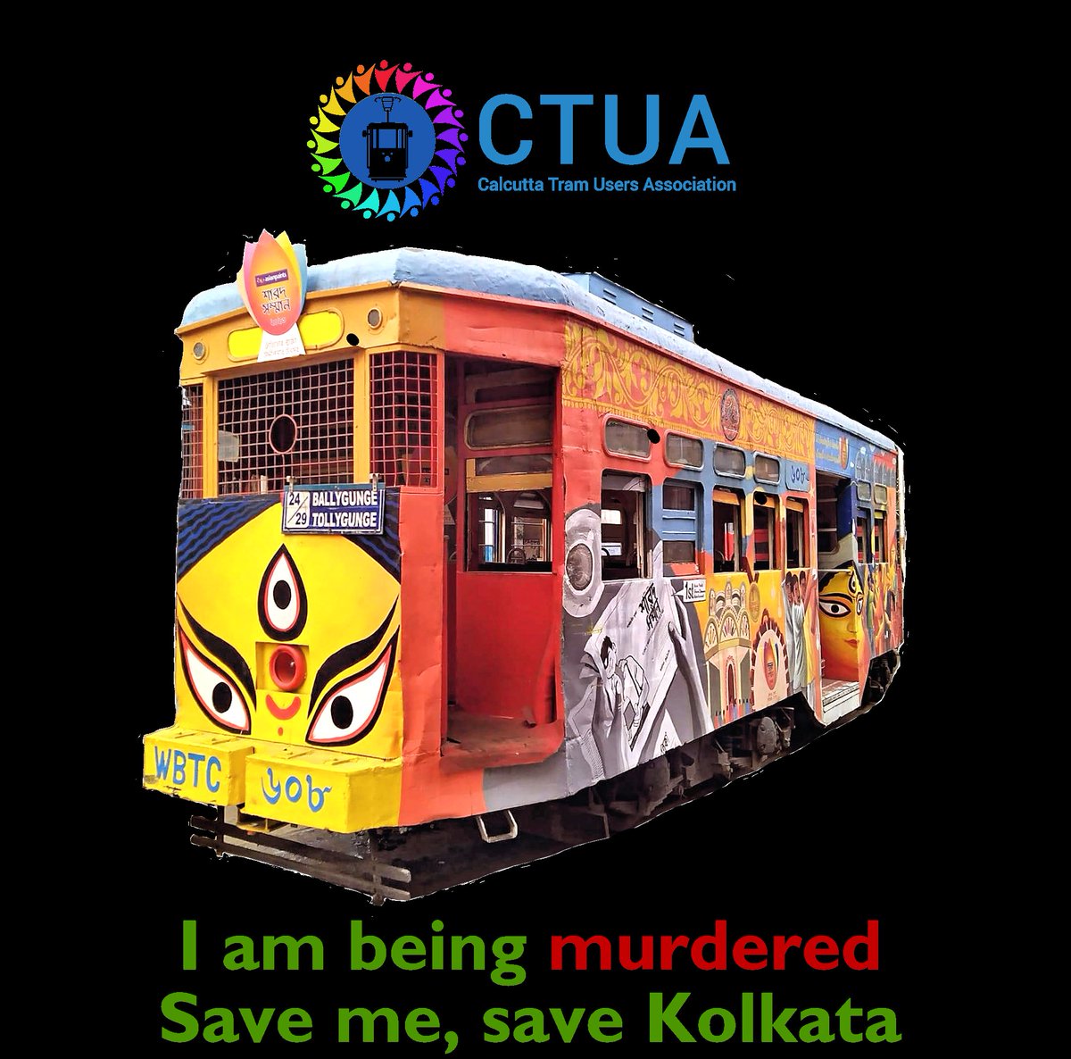 Calcutta Tram Users Association tweet media