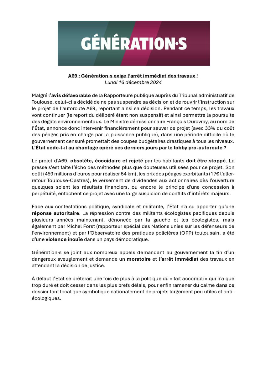 Génération·s tweet media