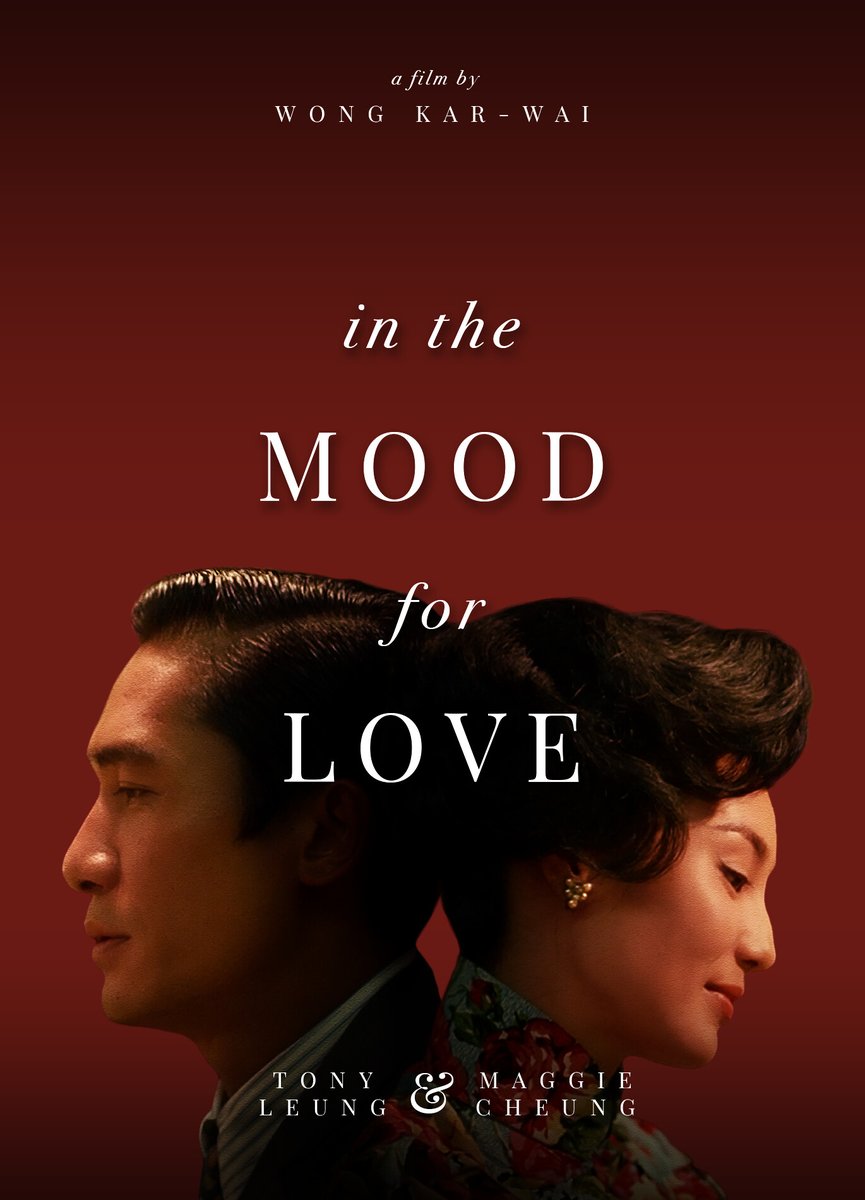 PosterEscape's tweet image. Great poster for In the Mood for Love by @Beborn_design

#IntheMoodforLove