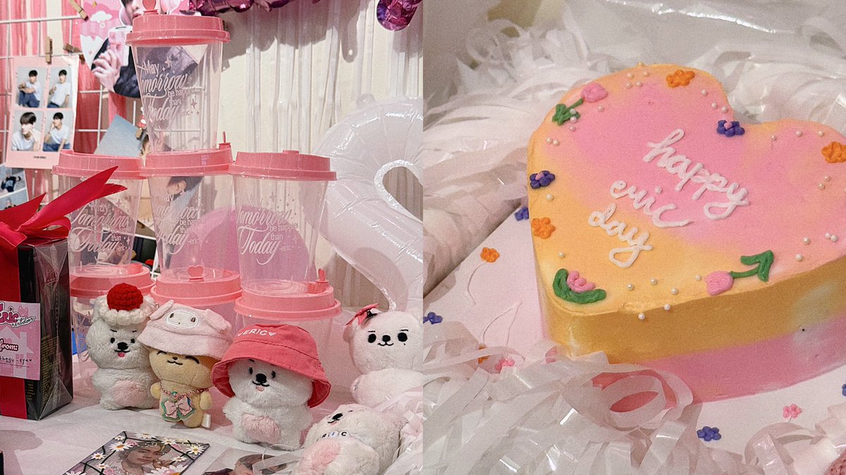 so much love and thought was put into this event — from the display, down to the event inclusions! only the best for our maknae, erigi 🥺🩷

#lovERICnextdoor
<a href="/Good12S2Day/">12S2Day 🩷</a> 🎀
