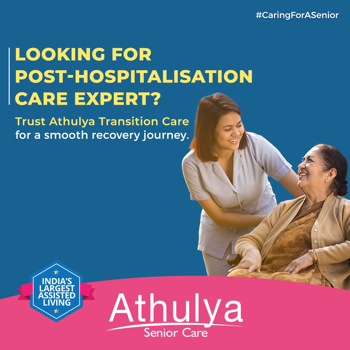 Athulyasrcare's tweet image. With personalized recovery plans, a warm environment, and expert medical attention, we’ll make sure their journey back to health is smooth and stress-free. 

We’re here to help them feel better faster.

#Athulyaseniorcare #Healingwithcare #Smoothrecovery #Caringforasenior