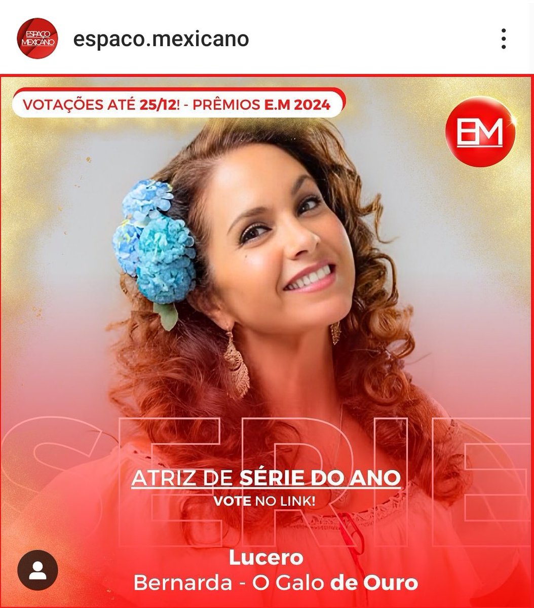 DanyNickOs's tweet photo. Amikas, Amikos, vayan a votar por lucero , también por #EGDO 🐓
Lucero está nominada como:
Actriz de Serie del año 🌟💖
#EGDO como:
Serie del año 🫶🏻 https://t.co/ixXXrg6aIi