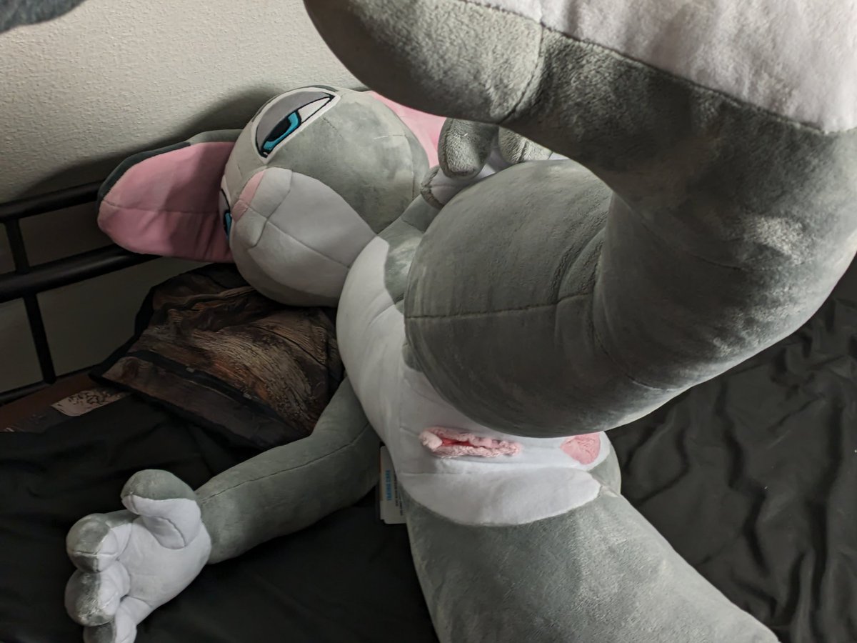 Judy Hopps came to my workshop. And she wanted to become a woman. So I gave her anthro body some anthro bits made from minky fabric. And who knows, maybe tonight I'll give her a test ride before sending her to her owner.

Judy was made by <a href="/plushedin/">Plushedin</a>

#plushophilia #plushophile