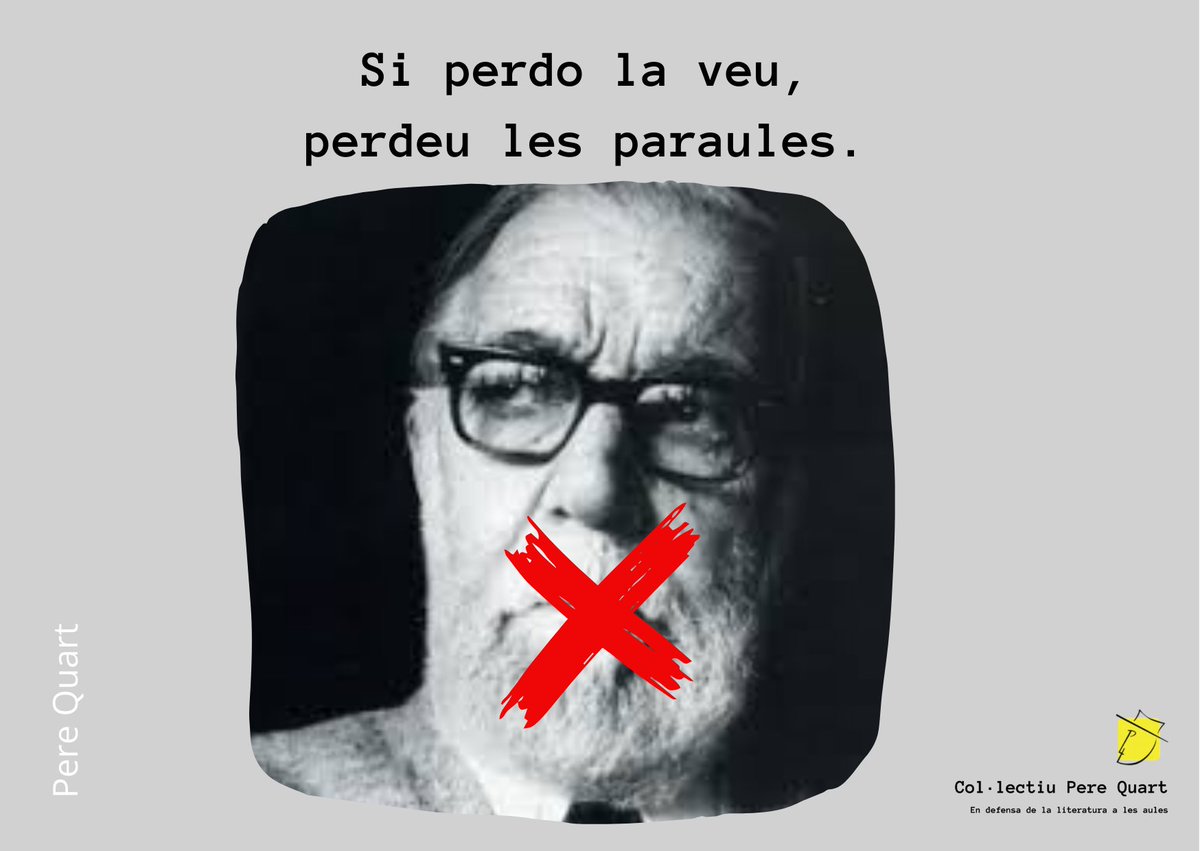 "Si perdo la veu, perdeu les paraules."  

Nou decret de batxillerat: drive.google.com/file/d/1iJQXIe… #antiprojectedecretbatxillerat