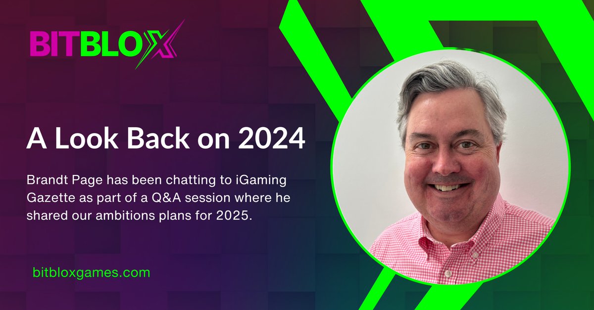 Our CEO Brandt Page shared some exciting highlights from this year! 2024 has been a year of growth, learning, &amp; success, and we can’t wait to build on this momentum: igaminggazette.com/igaming-news/a… #iGaming