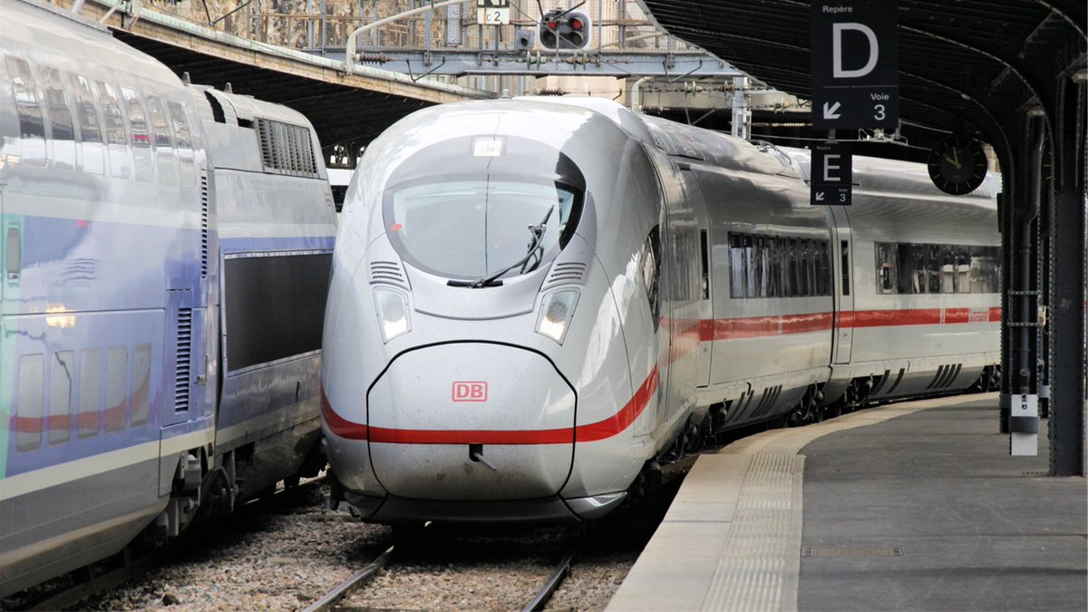 chturgis's tweet photo. Paris - Berlin en ICE, symbole du regain d'intérêt pour le train chez les Européens

https://t.co/MF8UGC1Azc https://t.co/bIY9CCF2em