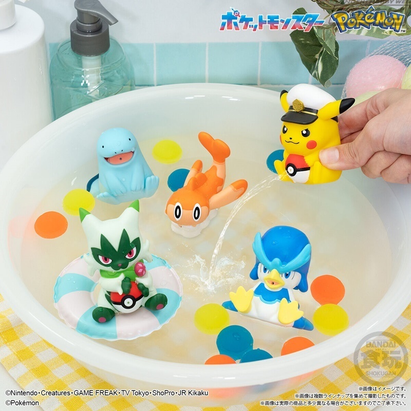 今日の話題】『#ポケモン』から #食玩 ソフビみずでっぽう「みずでっ