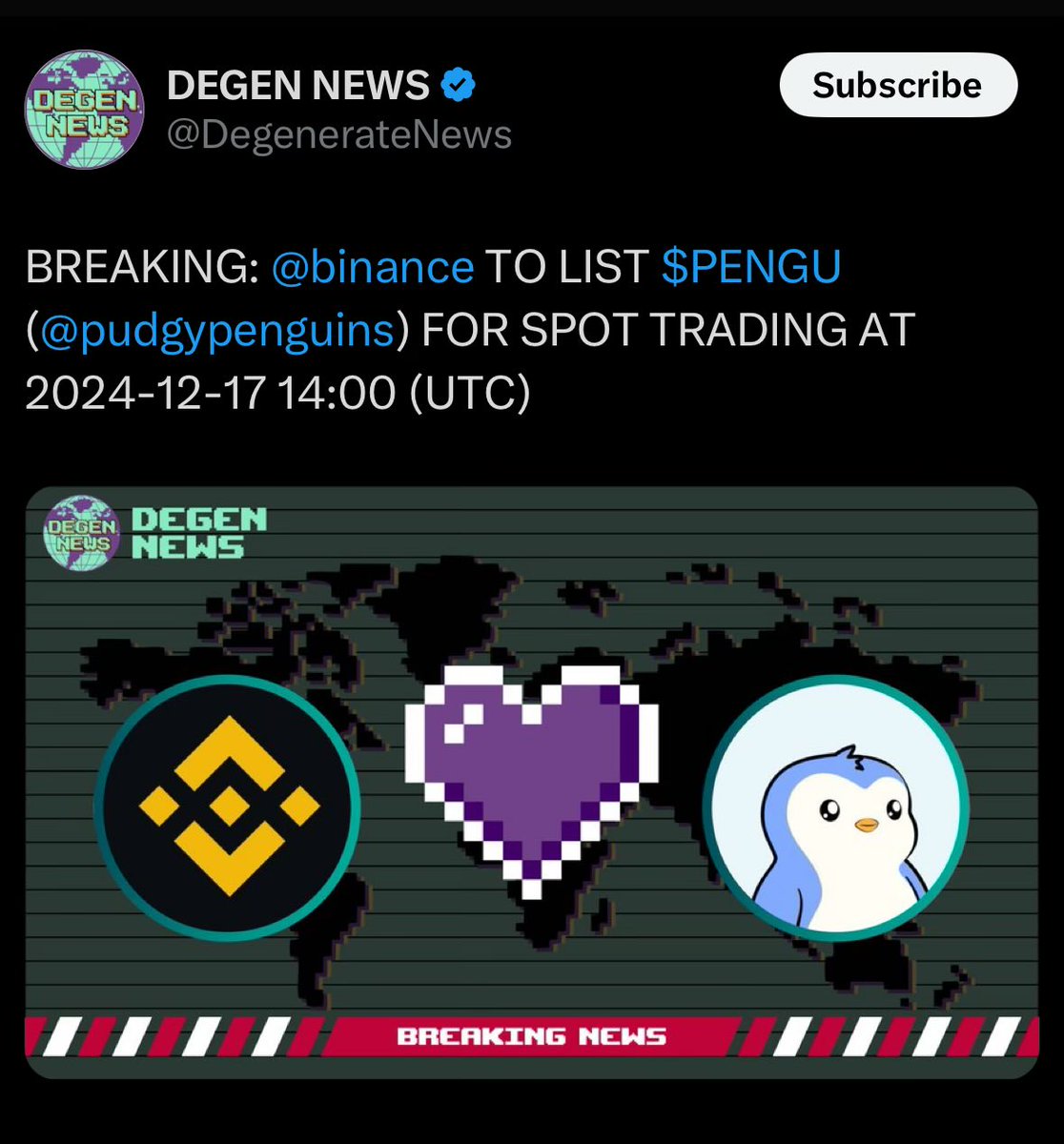 Geliyor gönlümüzün efendisi $pengu 

NFT[s] season is loading ⏳