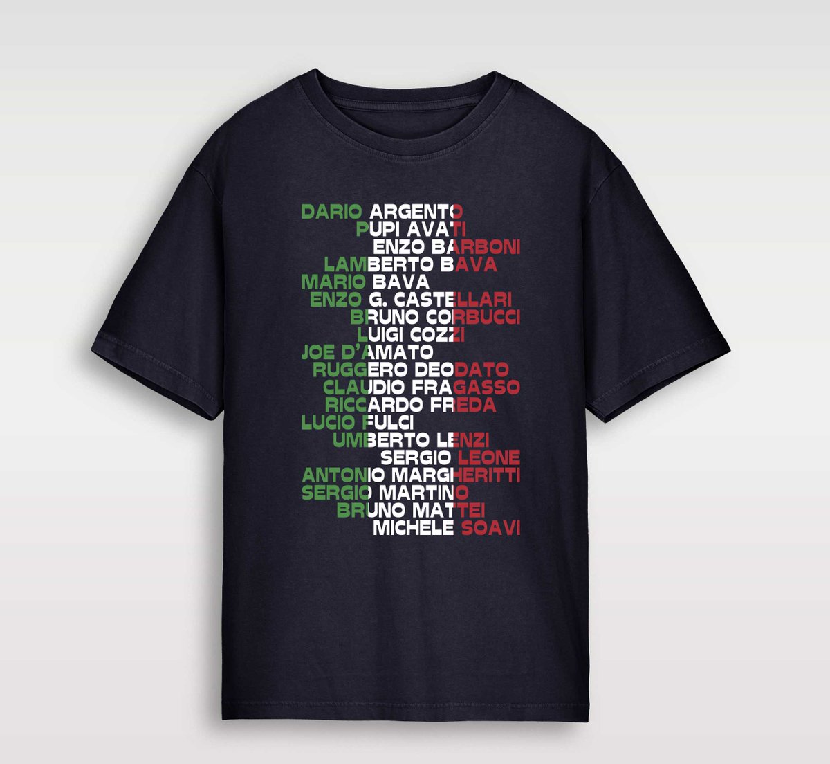 AppleheadTeam's tweet photo. Esta camiseta de Gen-7 Style rinde homenaje a los grandes maestros del cine italiano: https://t.co/zpovCuTztg
#gen7style #camiseta #cineitaliano https://t.co/1HF7iaXUpT