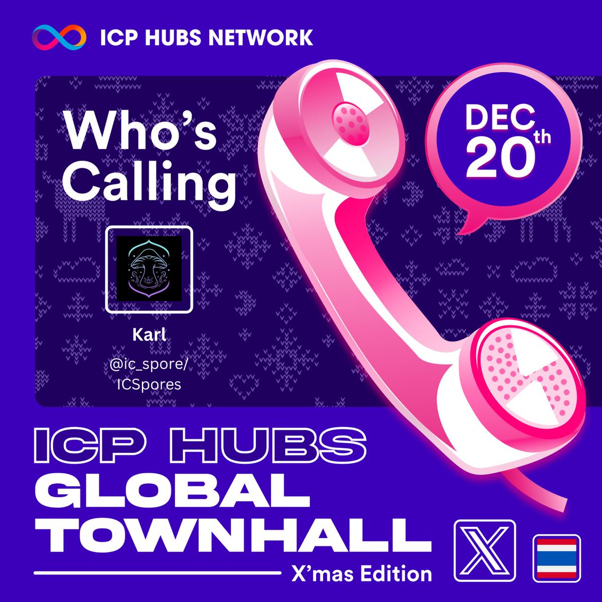 IC_Spore's tweet photo. Tune into the Global Townhall by @icphubs to learn more about ICSpore and the growing #ICP ecosystem!

Invited by @icphub_TH

https://t.co/9AsRiGGWVs https://t.co/hoqQRweqTm