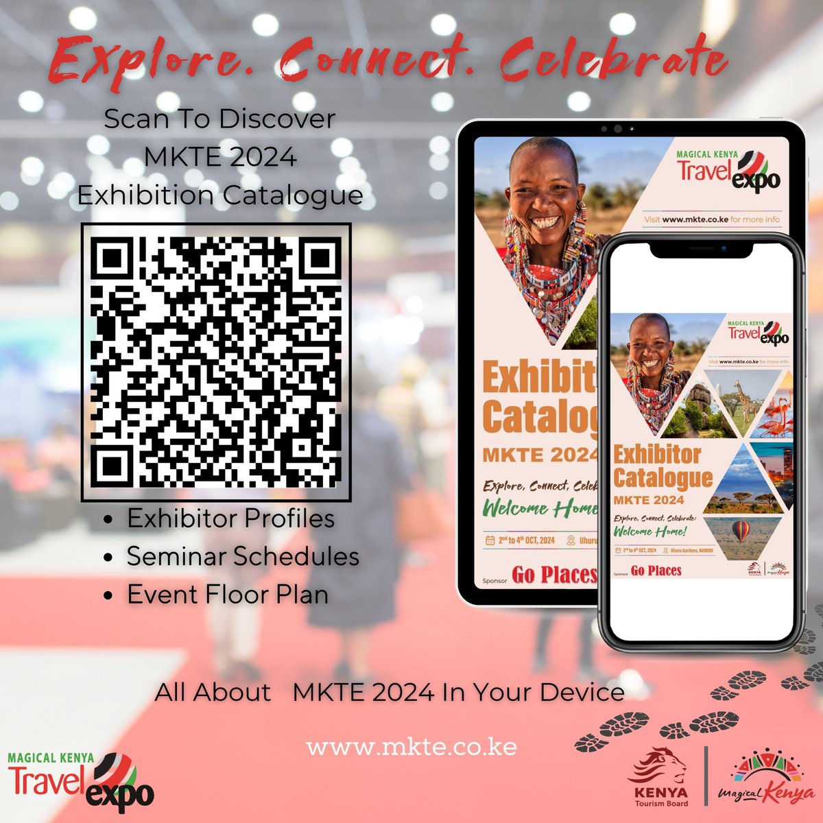 goplacesdigital's tweet image. Stay Connected with the MKTE 2024 Expo Catalogue!📔

Carry the excitement of MKTE 2024 throughout the year with the interactive MKTE 2024 Expo Catalogue! 

Explore the catalogue bit.ly/3AjD2PM
@magicalkenya @tourism_wildlifeke
 
#MKTE2024 #TravelExpo #GoPlacesDigital