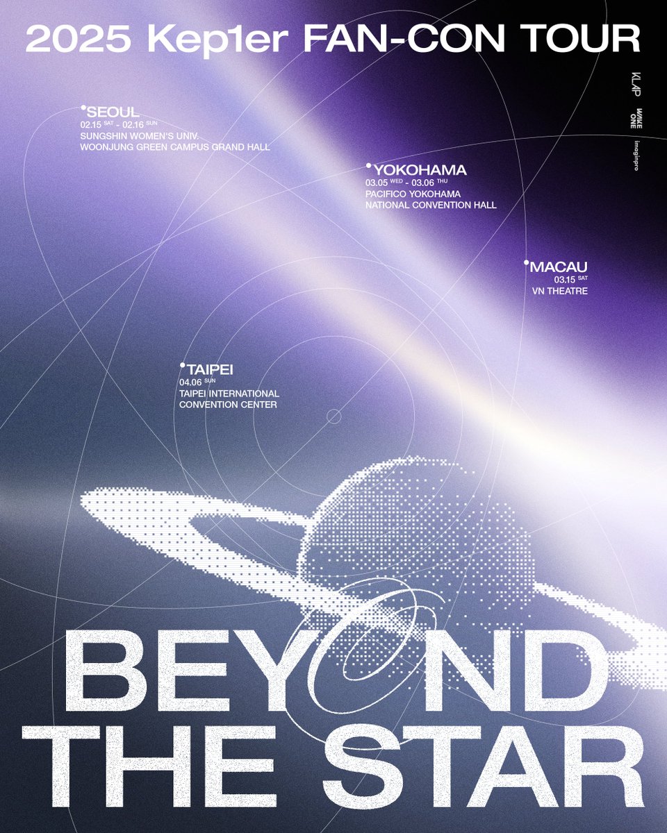 official_kep1er's tweet image. 2025 Kep1er FAN-CON TOUR 
[BEYOND THE STAR] POSTER

🪐 AND MORE

※ Detailed information on ticket sales for each will be announced at a later date.

#Kep1er #케플러 #BEYOND_THE_STAR