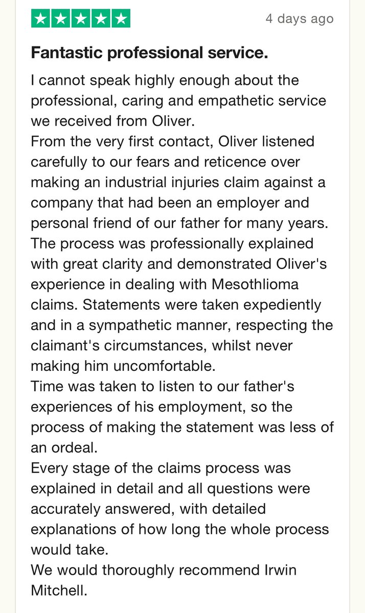Humbled to receive such lovely feedback as #mondaymotivation for the final push before the Christmas break <a href="/irwinmitchell/">Irwin Mitchell</a> <a href="/PIandMedNeg/">Irwin Mitchell Personal Injury & Med Neg</a>