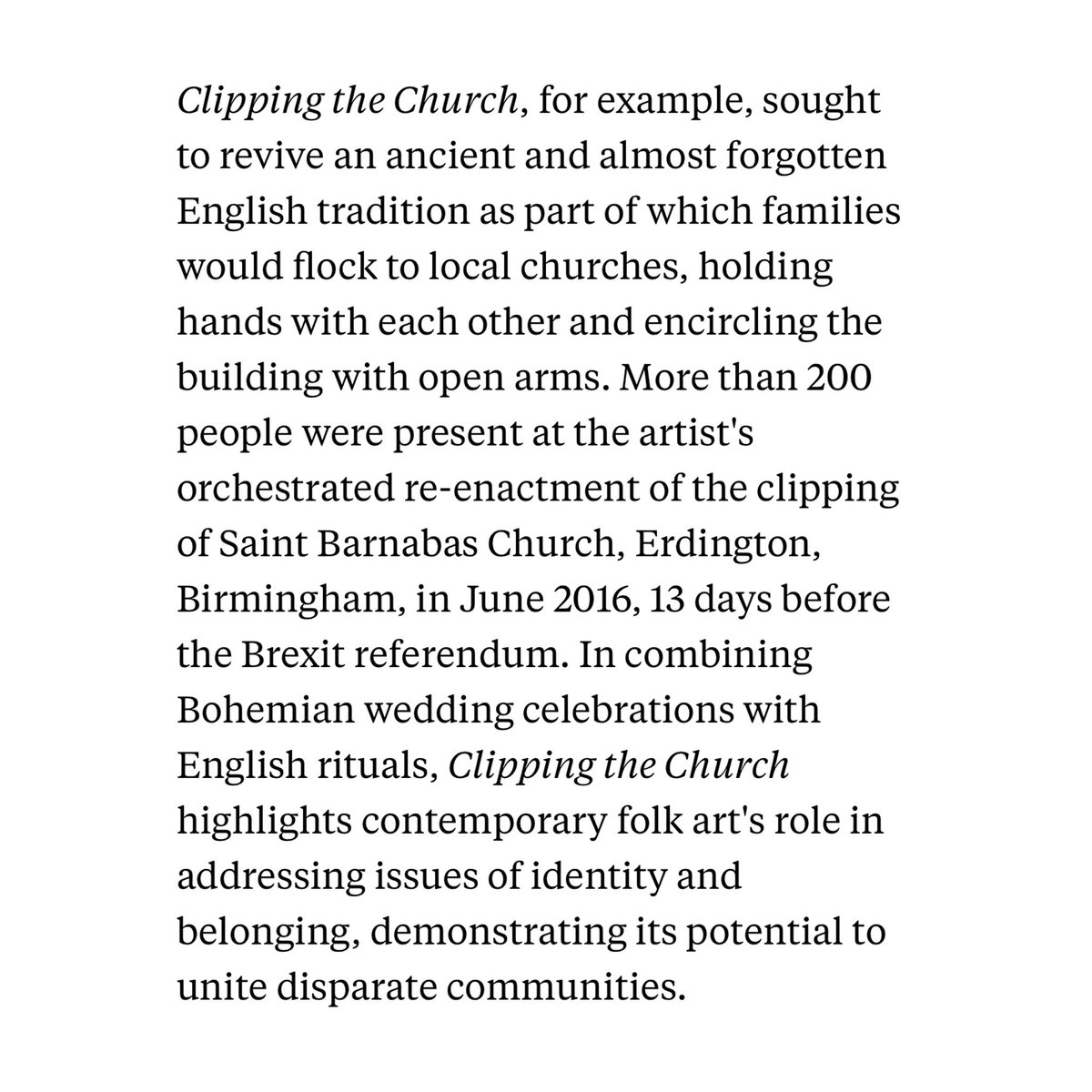 Great review on <a href="/ikongallery/">Ikon</a> current group show ‘Friends in Love and Waŕ at <a href="/OculaArt/">Ocula</a> 🙌 
Thank you Dr Nicola Baird <a href="/artfulbloggeruk/">Dr Nicola Baird</a> for speaking so thoughtfully about Clipping the Church art works.
You can visit this exhibition until 23rd Feb 2025. Free entry.