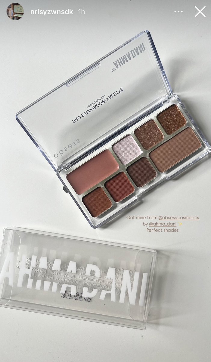 cantik kan?

cream blusher ada, powder &amp; cream eyeshadow ada, contour pon ada✨

I ada 3 je lagi, RM49.90 (np: RM75)