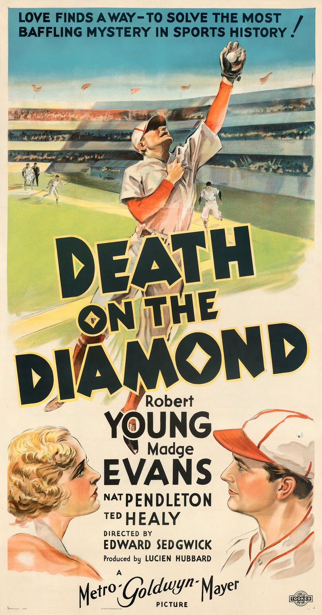 FrankMalfitano's tweet photo. FILM OF THE DAY: Certainly far fetched but fairly entertaining 1934 oddball curio #mystery with some #comedy about #StLouisCardinals players getting killed during pennant race โพ๏ธ ๐ณ๐ตโ๐ซ with some familiar faces in small roles #RobertYoung #MadgeKennedy #DavidLandau ๐#NatPendleton https://t.co/YdXyz6KBkV