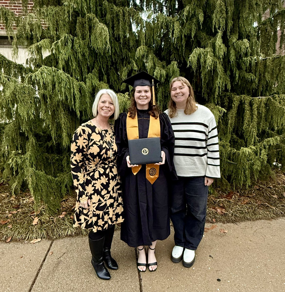 I’m incredibly proud of my oldest daughter as we celebrate her graduation from Purdue University. #boilerup 💛🖤