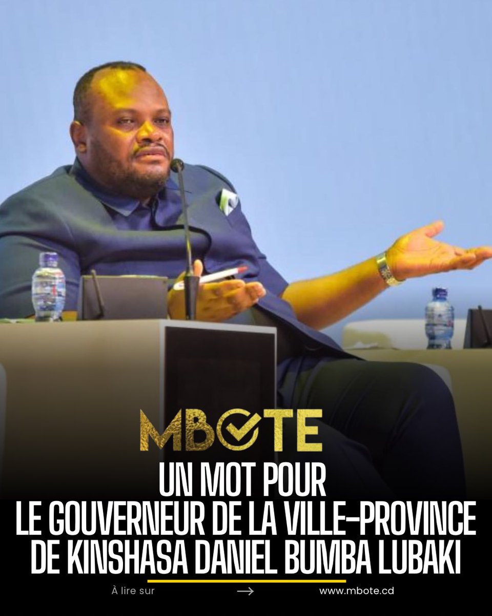 mbotecd's tweet photo. Un mot pour le Gouverneur Daniel Bumba Lubaki 🫡 https://t.co/BWZaaj52zQ