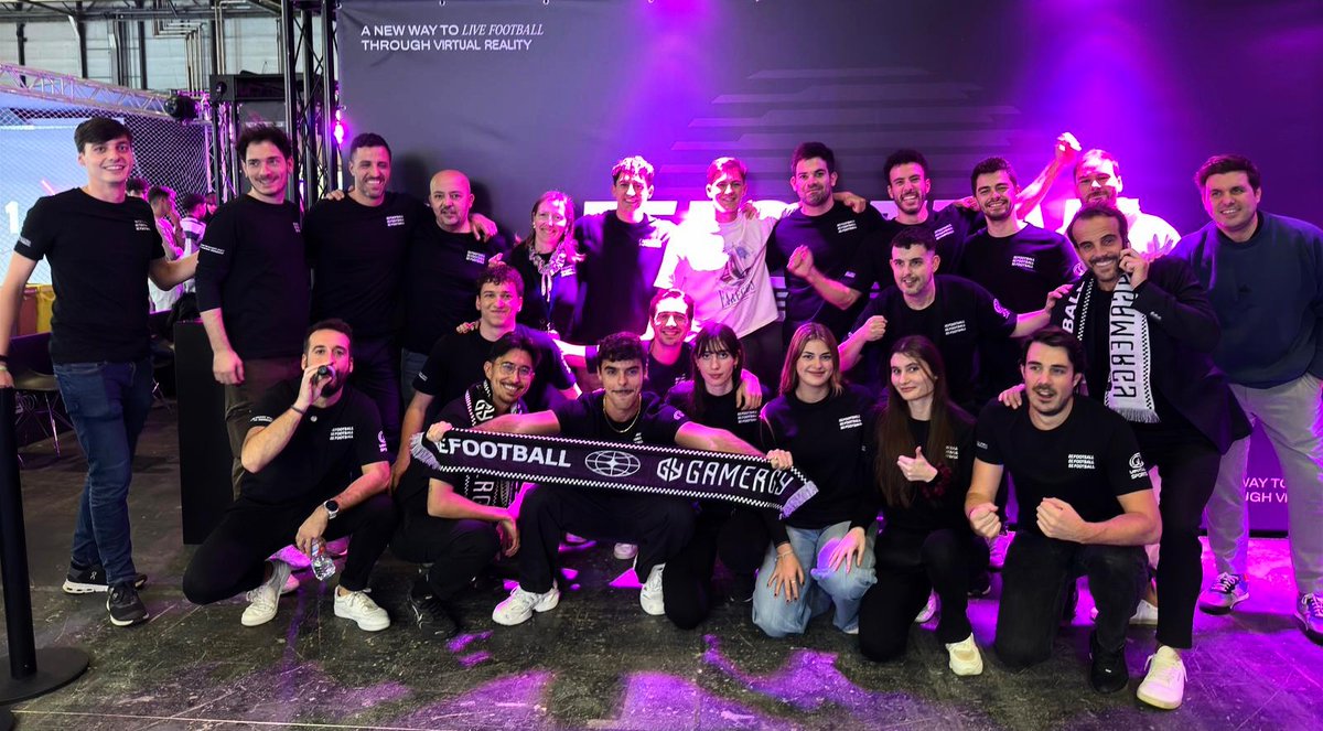 Thank you everyone!! What an amazing <a href="/BeFootballVR/">BeFootball</a> team we have!! 🙌🏻

💝🎁 We really loved this <a href="/GAMERGY/">GAMERGY</a> Madrid, it has been a pleasure meeting each one of you. Please enjoy your brand new scarves and t-shirts!!

And stay tuned; <a href="/IMMsoccer/">IMMsoccer</a> release is just around the corner 🔜