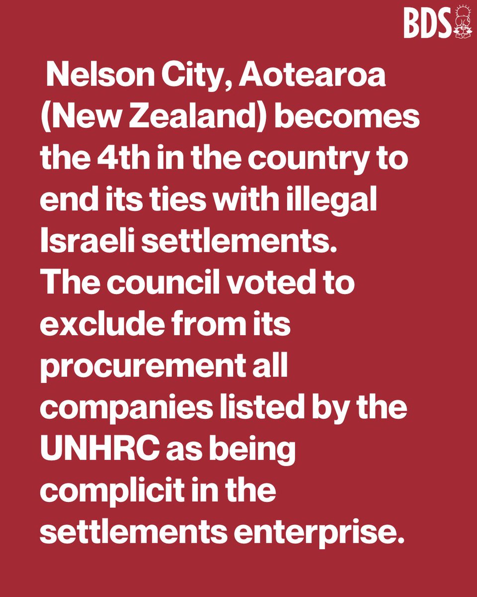 BDS movement tweet media