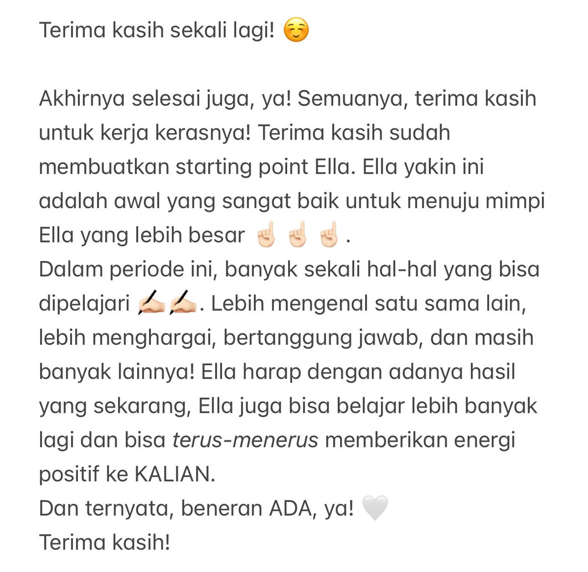AM_EllaJKT48's tweet photo. #LimitlessJoy #AdaNggaYa 🤍 https://t.co/rUiadDVkHG